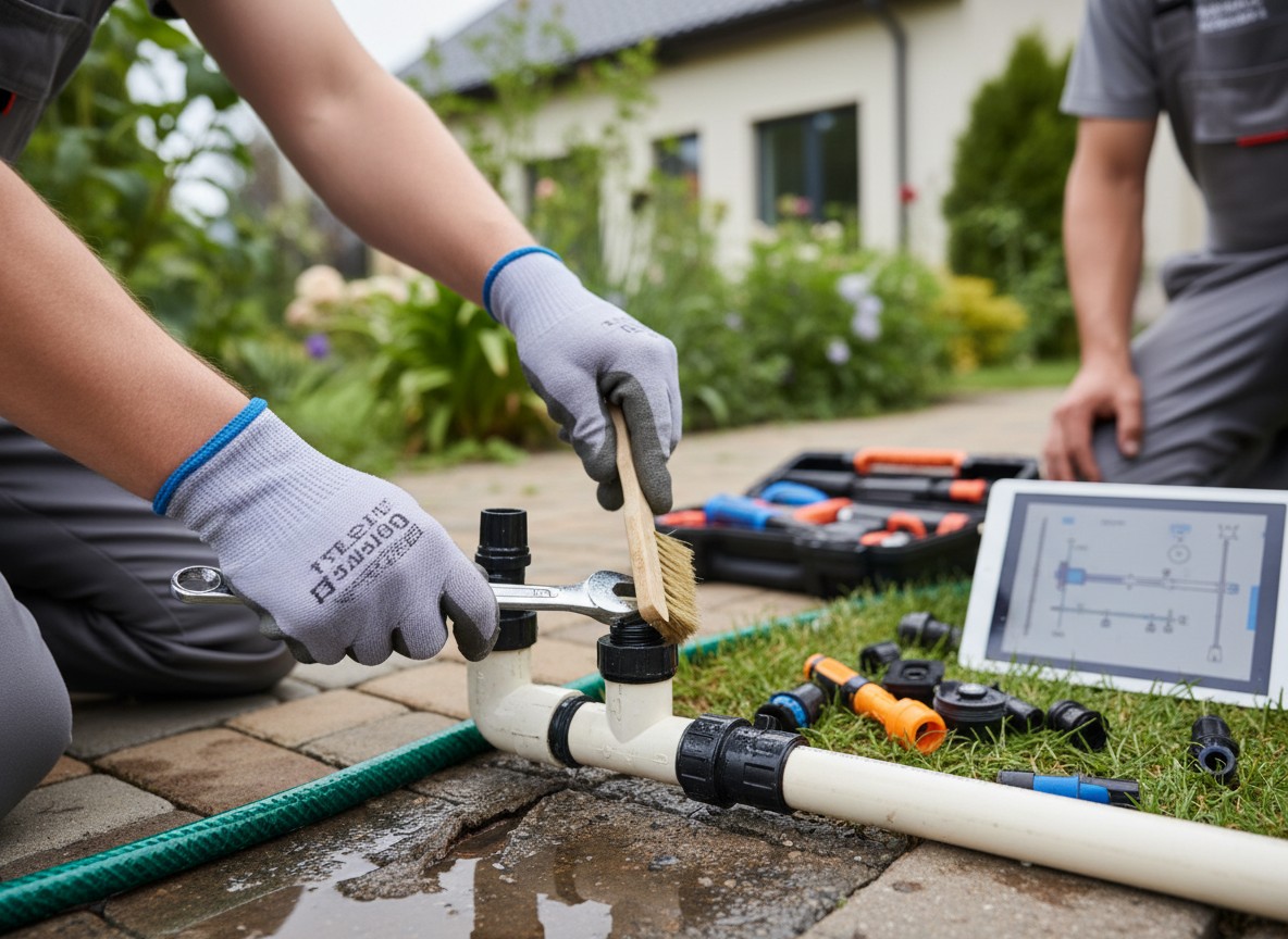 【トラブル解決】自動潅水システムの故障・水漏れを防ぐメンテナンス方法と修理業者