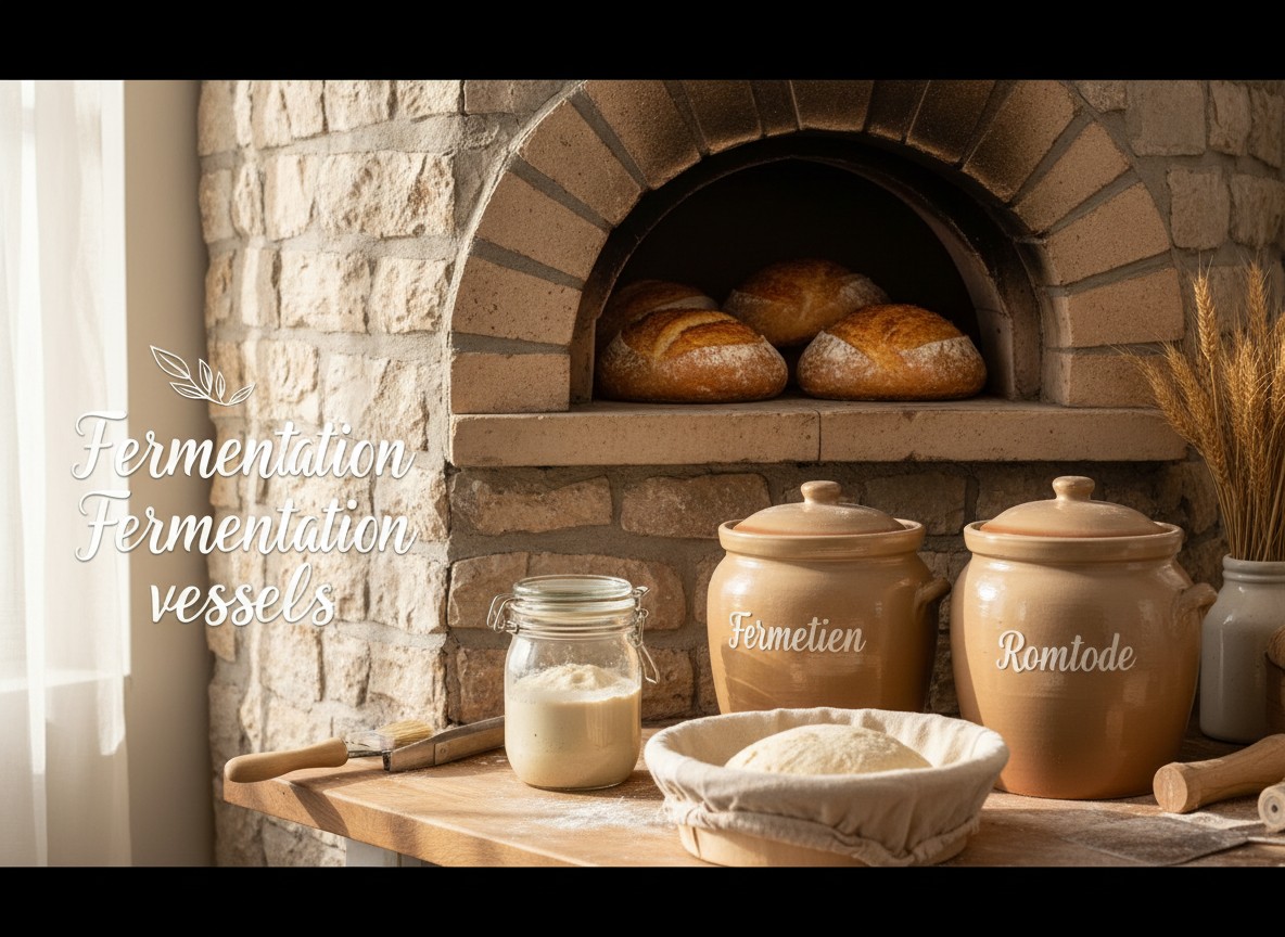 自宅で作る天然酵母パン：プロ仕様の石窯風オーブンと発酵保存容器