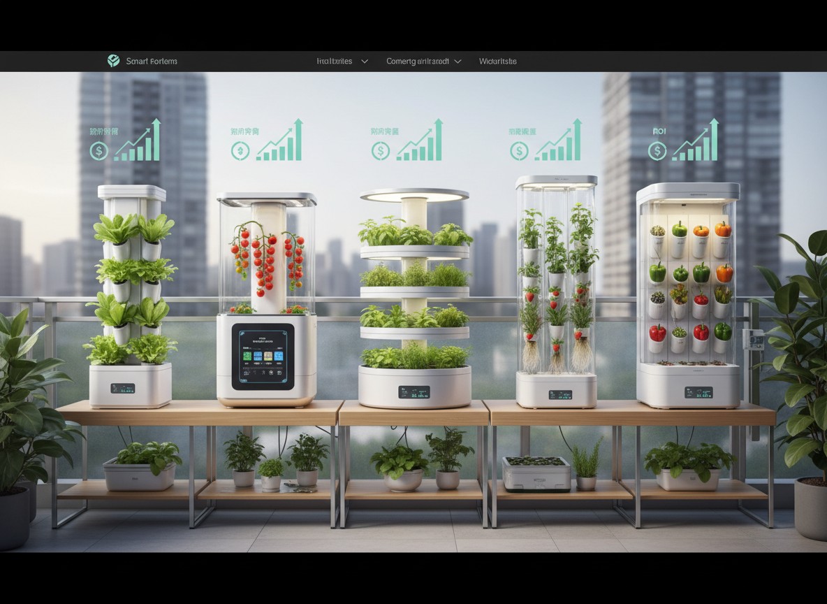 【徹底比較】マンションOKなスマート水耕栽培キット5選：初期費用と収穫量のROI